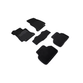 Коврики салона Seintex 3D MERCEDES-BENZ E-CLASS W213 ворсовые черные комп 4 шт