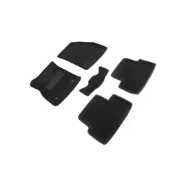 Коврики салона Seintex 3D OPEL ASTRA J ворсовые черные комп 4 шт
