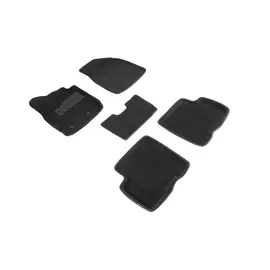 Коврики салона Seintex 3D RENAULT ARKANA ворсовые черные комп 4 шт
