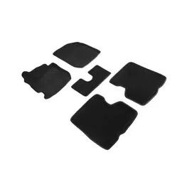 Коврики салона Seintex 3D RENAULT Kaptur 4WD 2016-н.в. ворсовые черные комп 4 шт