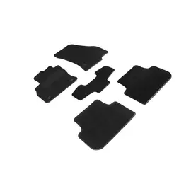 Коврики салона Seintex AUDI Q3 II (F3) 2018-н.в. ворсовые черные комп 4 шт