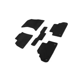 Коврики салона Seintex AUDI Q5 II 2016-н.в. ворсовые черные комп 4 шт