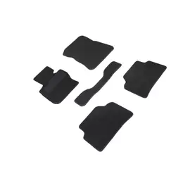 Коврики салона Seintex BMW 3 Ser E-90 2wd 2005-2013 ворсовые черные комп 4 шт