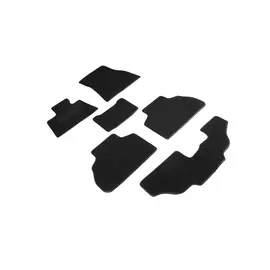 Коврики салона Seintex BMW X7 G07 7seats 2018-н.в. ворсовые черные комп 4 шт