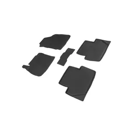 Коврики салона Seintex FORD Ecosport рестал. 2017-2019 резиновые черные комп 4 шт