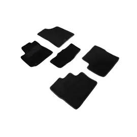 Коврики салона Seintex GEELY EMGRAND sed 2018-н.в. ворсовые черные комп 4 шт