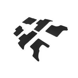 Коврики салона Seintex LAND ROVER Discovery V 2016-н.в. ворсовые черные комп 6 шт