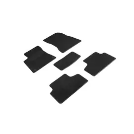 Коврики салона Seintex MERCEDES-BENZ GLB-class I (X247) 2019-н.в. ворсовые черные комп 4 шт