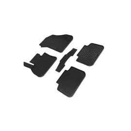 Коврики салона Seintex "Сетка" BMW X2 xDrive резиновые черные комп 4 шт