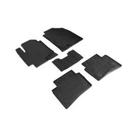 Коврики салона Seintex "Сетка" HYUNDAI Solaris II 2017-н.в. резиновые черные комп 4 шт