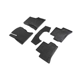 Коврики салона Seintex "Сетка" LAND ROVER Velar 2017-н.в. резиновые черные комп 4 шт