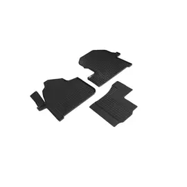 Коврики салона Seintex "Сетка" MERCEDES-BENZ Sprinter 2018-н.в. резиновые черные комп 3 шт