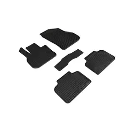 Коврики салона Seintex "Сетка" MINI COUNTRYMAN II 2016-н.в. резиновые черные комп 4 шт