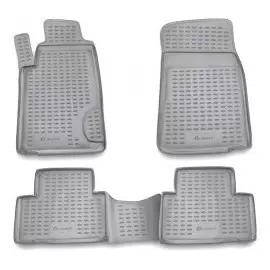 Коврики салона SSANGYONG Rexton 2001-2006 полиуретановые серые 4шт