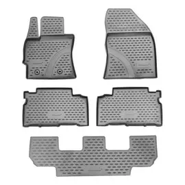 Коврики салона TOYOTA Verso 2013 полиуретановые черные 5шт