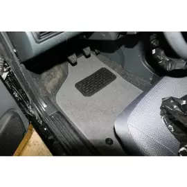 Коврики салона ВАЗ 2114 2001 хэтчбек текстильные черные 5шт