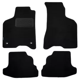 Коврики салона VW Lupo 1998-2005 хэтчбек текстильные черные 4шт