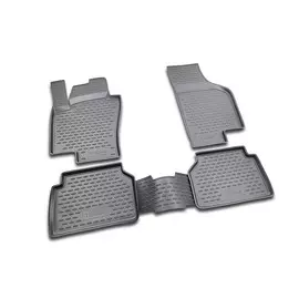 Коврики салона VW Tiguan 10/2007-2016 полиуретановые серые 4шт