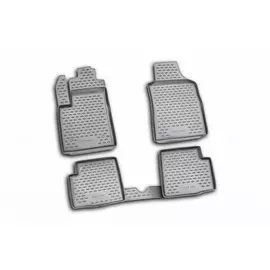 Коврики в салон Element для FIAT 500 2008 > полиуретан черные 4 шт.