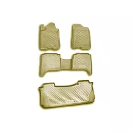 Коврики в салон Element для INFINITI QX56 2004 > полиуретан бежевые 5 шт.