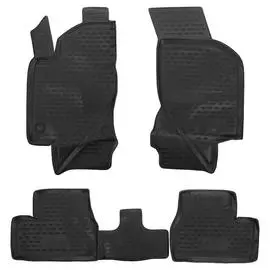 Коврики в салон Element для LADA Kalina 2004 > полиуретан черные 4 шт.
