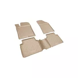 Коврики в салон Element для LEXUS LX450 2015 > полиуретан бежевые 4 шт.
