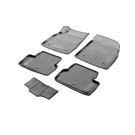 Коврики в салон Rival для Chevrolet Cruze 2014 - полиуретановые черные 5 шт.