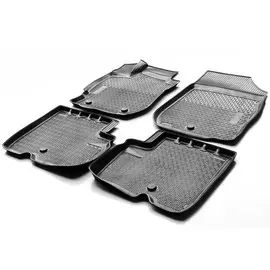 Коврики в салон Rival для Hyundai Creta 2016 - полиуретановые черные 5 шт.