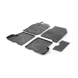 Коврики в салон Rival для Lada Xray 2016- резиновые черные 5 шт.