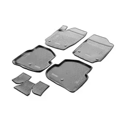 Коврики в салон Rival для Opel Meriva 2010- полиуретановые черные 5 шт.