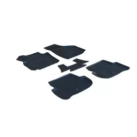 Коврики в салон Rival для Skoda Yeti 2009 - полиуретановые черные 5 шт.