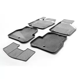 Коврики в салон Rival для Volkswagen Passat B7 2010 - 2015 полиуретановые черные 5 шт.