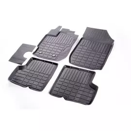 Коврики в салон Rival для Volkswagen Tiguan 2017- резиновые черные 6 шт.