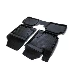 Коврики в салон SRTK Hyundai Solaris (2010-2017) резина черные