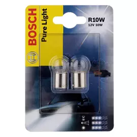 Лампа накаливания BOSCH R10W 12V 10W белая