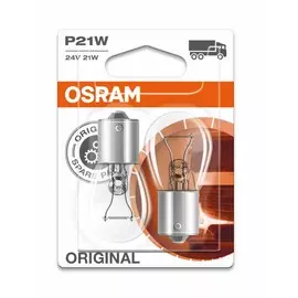 Лампа накаливания OSRAM ORIGINAL LINE P21W 24V 21W белая