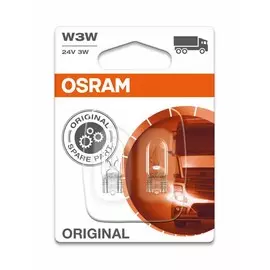 Лампа накаливания OSRAM ORIGINAL LINE W3W 24V 3W белая