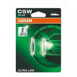 Лампа накаливания OSRAM ULTRA LIFE C5W 12V 5W 3200Kбелая