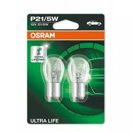 Лампа накаливания OSRAM ULTRA LIFE P21/5W 12V 21W 3200Kбелая