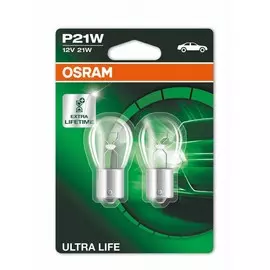 Лампа накаливания OSRAM ULTRA LIFE P21W 12V 21W 3200Kбелая