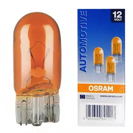 Лампа накаливания OSRAM WY5W 12V 5W желтая