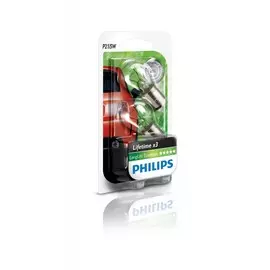 Лампа накаливания Philips LongLife EcoVision P21/5W 12V 21/5W белая 2 шт