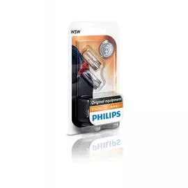 Лампа накаливания Philips Vision W5W(T10) 12V 5W белая 2 шт