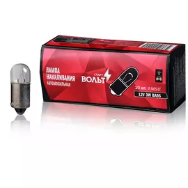 Лампа накаливания СтартВольт T3W 12V 3W белая