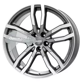 Литые диски Alutec 9,5x21/5x130 ET53 D71,5 DriveX Metal Grey Front Polished