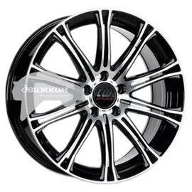 Литые диски Borbet 7x17/5x114,3 ET40 D72,5 CW1 Black polished