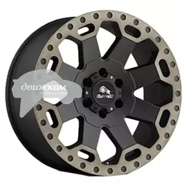 Литые диски Buffalo BW-200 8x17/6x139,7 ET55 D106,3 BW-200 Matte black with machine dark tint lip