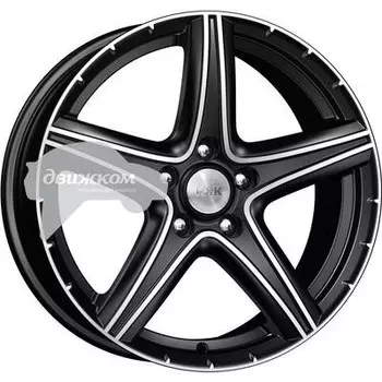 Литые диски K&amp;K 7,5x17/5x108 ET45 D63,35 Барракуда (КС567) Алмаз черный
