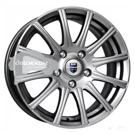Литые диски K&amp;K 6x15/4x100 ET45 D67,1 Сиеста Дарк платинум