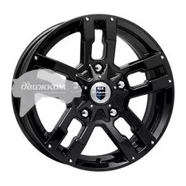 Литые диски K&amp;K 6x16/5x139,7 ET40 D98 Штокман (КС723) Алмаз черный